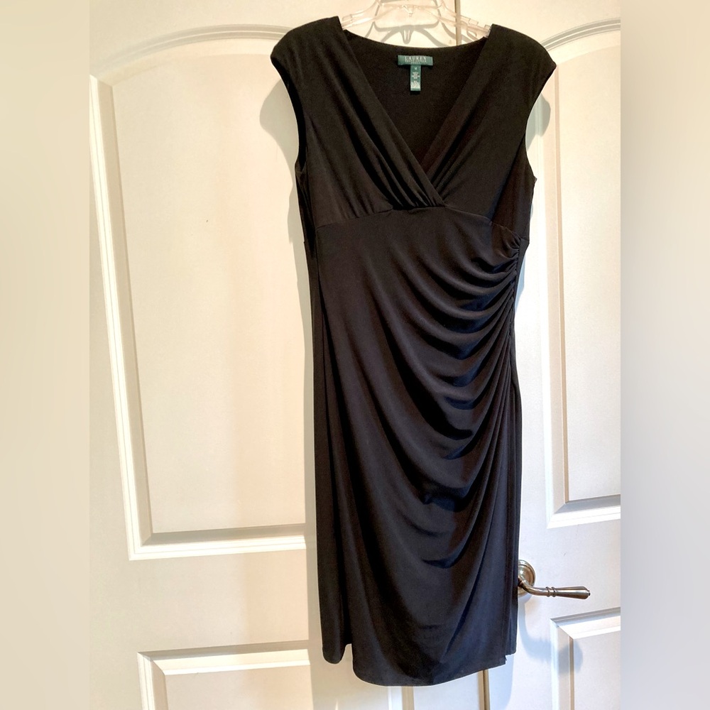 Ralph Lauren Knee length black dress